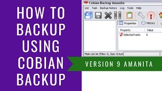 How to backup using Cobian Backup  Review [upl. by Eimorej530]