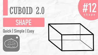 How to draw a Cuboid [upl. by Lattie]