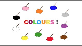 Les couleurs en anglais 2 [upl. by Esenahs]