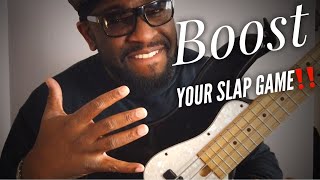 5 Exercises to JUMP START your Slap Bass technique for beginners [upl. by Atcliffe]