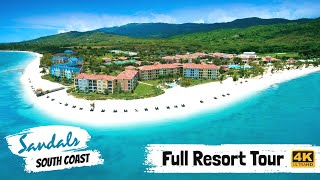 Sandals South Coast Jamaica  Full Resort Walkthrough Tour amp Review 4K  All Public Spaces  2021 [upl. by Aiotal]