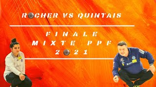 Rocher vs Quintais Finale Triplette Mixte  Pétanque [upl. by Gerhardt]