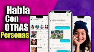 La Mejor app para APRENDER Ingles Hablando con otras PERSONAS [upl. by Candy]