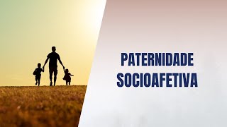 Paternidade socioafetiva [upl. by Rednal]