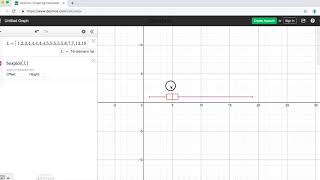 Creating a Boxplot on Desmos [upl. by Nuahsed]