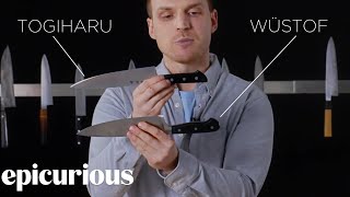 Knifemaker Explains The Difference Between Chefs Knives  Epicurious [upl. by Brace]