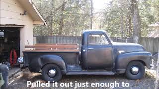 1949 Chevy 3100 restoration Part 1 [upl. by Ahsaya]