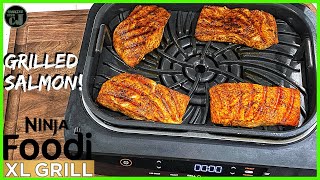 NINJA FOODI XL GRILL BLACKENED SALMON  Ninja Foodi Smart XL Grill Recipe [upl. by Yanaj]