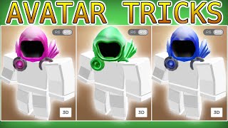 These FREE DOMINUS AVATAR TRICKS will SURPRISE YOU ROBLOX [upl. by Onileva]