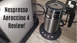 Nespresso Aeroccino 4 Milk Frother Review  Worth upgrading from the Aeroccino 3 [upl. by Leta]