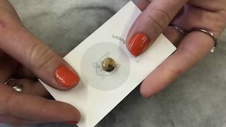 How to use locking pinbacks  pin keepers [upl. by Chrisoula]