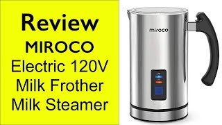 Review Miroco Milk Frother  How to make froth milk at home [upl. by Alessandra91]