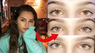 How I Change My Eye Colour  ft TTDEYE [upl. by Llewkcor]