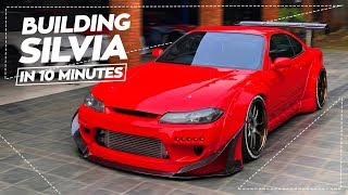 Building a Nissan Silvia S15 in 10 Minutes [upl. by Netsyrk220]