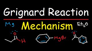 Grignard Reagent Synthesis Reaction Mechanism  Organic Chemistry [upl. by Creigh73]