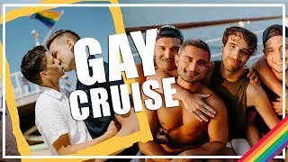 OUR FIRST GAY CRUISE  Michael amp Matt Gay Travel [upl. by Nolra]