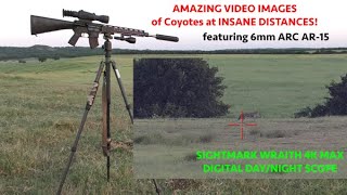 Sightmark Wraith 4K MAX Spotting Viewing and Taking a Shot at Coyotes beyond 500 yards LONG RANGE [upl. by Perrin]