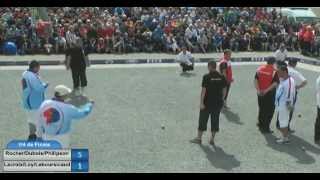 Petanque CdF 2014 triplette RocherLacroix [upl. by Aillicirp]