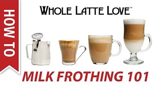 Milk Frothing for Beginners [upl. by Baudelaire908]