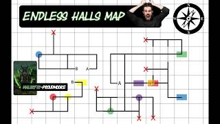 Endless Halls Map amp How to Map [upl. by Llenna]