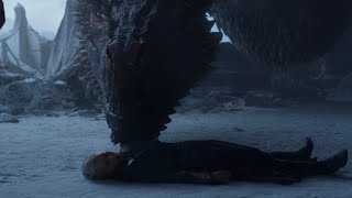 Dragon Fire Iron Throne  Death Daenerys Targeryan  Got S8E6 [upl. by Kathlin]