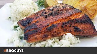 Blackened Chili Lime Salmon  Mexicaninspired Recipe  BBQGuys [upl. by Tingley]