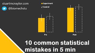 Ten Statistical Mistakes in 5 Min [upl. by Nappie572]