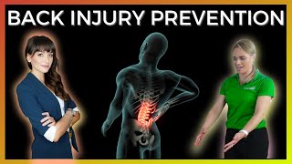 BACK INJURY PREVENTION  3 Tips to Prevent Back Injuries at Home and at Work [upl. by Euqenimod]