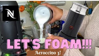 How To Foam Milk With Aeroccino 3 Make Coffee With Foam Tips amp Tricks  Easy Foamed Latte Recipe [upl. by Nayab]