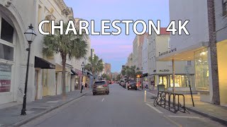 Charleston 4K  Sunset Drive  South Carolina USA [upl. by Efron]