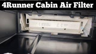 How To Change A 2010  2021 Toyota 4Runner Cabin Air Filter  Remove Replace Replacement Location [upl. by Linson843]