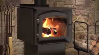 QuadraFire® 3100 Millennium Wood Stove Video [upl. by Anaitsirk]