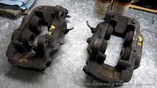 How To Rebuild Brake Calipers 3rd Gen 4Runner 13WL [upl. by Aon]