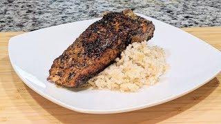 Flavorful Blackened Salmon Recipe  PanSeared [upl. by Leesen]