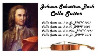 Johann Sebastian Bach  Cello suites in 432 Hz great for reading or studying [upl. by Jecon]