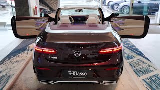 New Mercedes EClass Cabriolet AMG Line 2021  My favorite interior [upl. by Nade75]